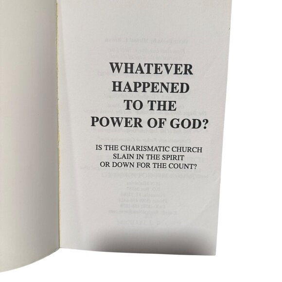 Whatever Happened To The Power Of God? By Michael L. Brown Christian Book Paperb - Picture 3 of 3